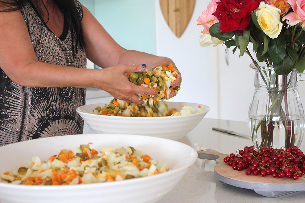 Babushka's Russian Salad www.cherryandme.com